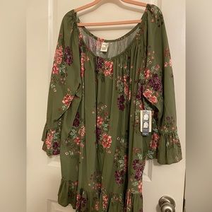 Terra & Sky peasant shirt NWT